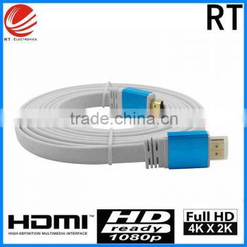 Flat hdmi cable High quality with competitive price support 1080p ,2160p