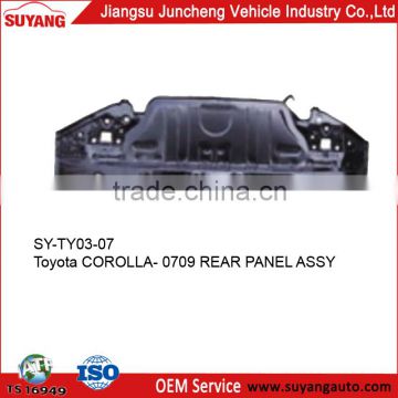 Steel Rear Panel For Toyota Corolla 07-12 Classic car body parts