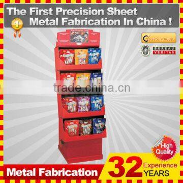 customized made furniture supermarket metal storage rice rack