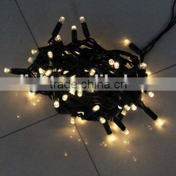yellow color led christmas string light