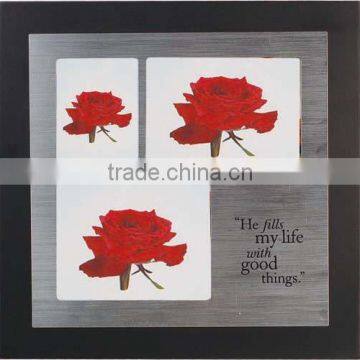 Aluminum Photo Frame with silk screen logo