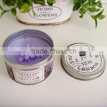 wholesale candle tin box with lid/round candle tin/packaging boxes custom logo