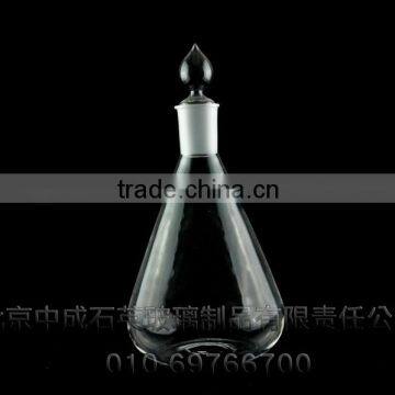 Quartz erlenmeyer/conic glass flask