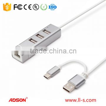 usb type c connector Type C and USB to 4 ports USB 2.0 HUB