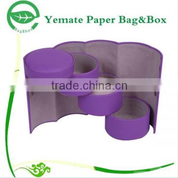 high quality unique custom printed decorative paper cardboard cosmetic storage drawer box packaging