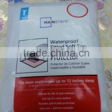 High quality Waterproof hospital Fitted Soft TOP Mattress Protector