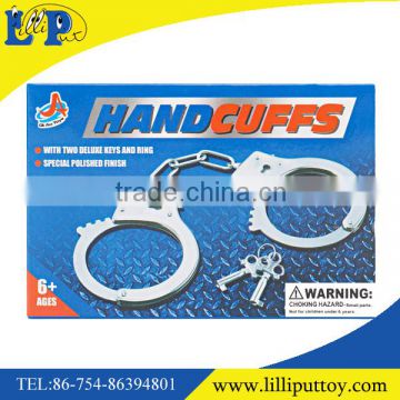 New design cute metal handcuffs toy with colorful box