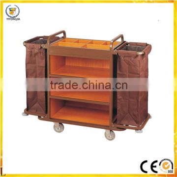 Hotel Trolley Housekeeping Carts stainless steel hotel housekeeping maid carts equipment                        
                                                                                Supplier's Choice