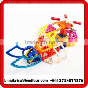 Mag Wisdom 188pcs Magnetic Children Plastic Building Blocks photo-4