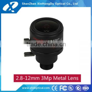 High quality 2.8-12mm cctv lens varifocal lens with M12 Mount