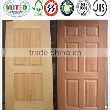 veneered door leaf