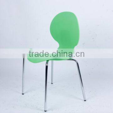 wholesale stacking tearoom cafe chairs / K/D plastic dining chairs 1018