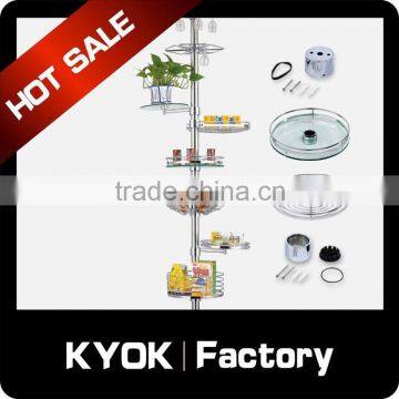 KYOK Pole System Round Goblet Rack , kitchen cabinet basket ,kitchen basket