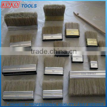 Different sizes metal ferrule pure bristles paint brush head                        
                                                Quality Choice