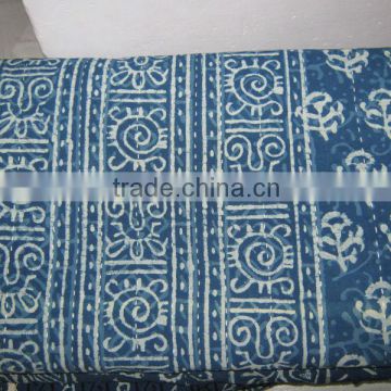 NEW INDIGO PRINT HANDMADE KANTHA QUILTS