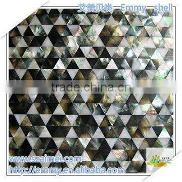 Mixed design mother of pearl shell mosaic wall tile wall panel