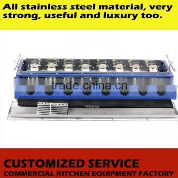 Height Adjustable Table Top Gas BBQ Grill Kebab Grill photo-2