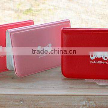 Plastic business card holder best gift with low price for girls