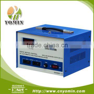 Manufacturer YMSVC-1S Single Phase Servo Motor Stabilizer , Automatic Stabilizer 1000VA /