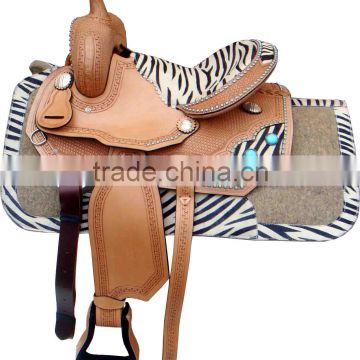 CE-740392 Leather Western Saddle