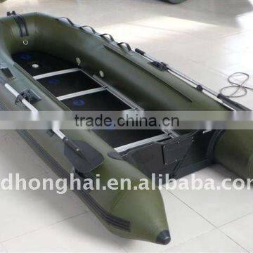 CE 4.3m Inflatable Boat With Outboard Motor for Sale photo-3