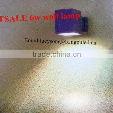 modern wall lamp with one head square led wall lamp