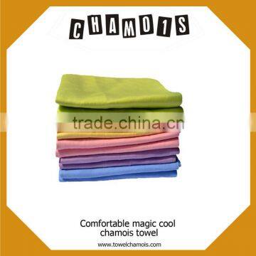 refreshing pva chamois ice swimming towel