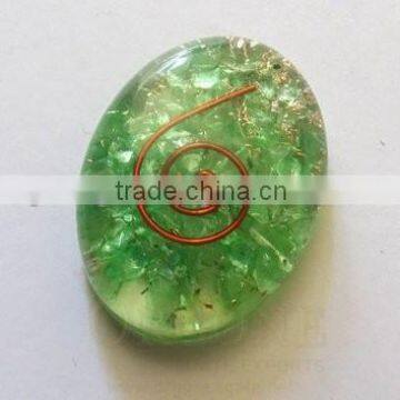 Orgone Green Energy Oval : Wholesale Orgonite Chakra Oval