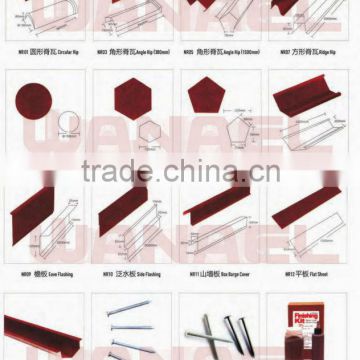 Stone coated roof tile accessories,Box barge cover, roof tile edging