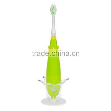 Music kids sonic toothbrush with led light make the brushing fun.