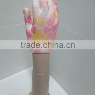 custom floral gloves / printed gloves