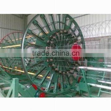 Concrete pipe cage welding machine