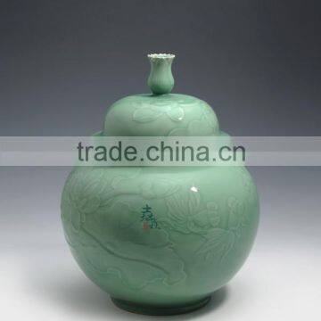 Longquan celadon Hand - jinyumantang Bottle gifts