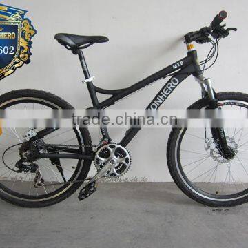 Lionhero woman black mtb mountain bike