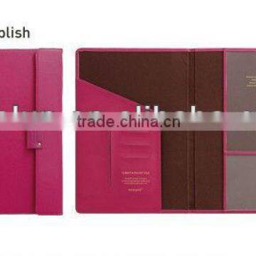 2013 Hotsale PU leather multifunction folder portfolio