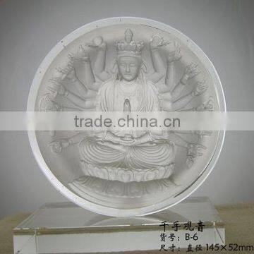 Wholesale Crystal Transparent Buddha Statues