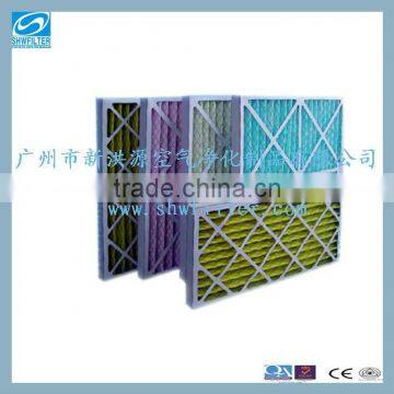 SHW Paperboard Frame Pleated Filter