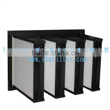 V Bank Mini Pleat HEPA Filter