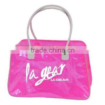 Fashion Bright PVC Travel Handbag For Lady Travel