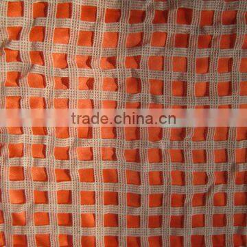 Square Cotton belt water soluble embroidery lace fabric (HKS1038-AW001)