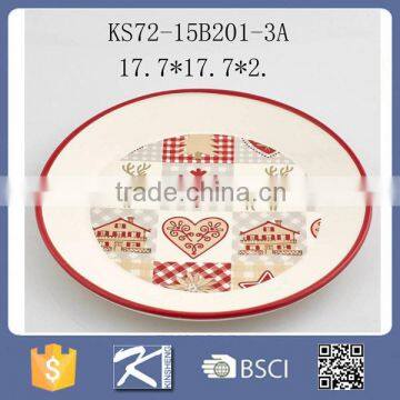 Eco-friendly Stoneware Round Plate photo-3