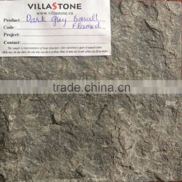 Vietnam Dark Grey Basalt Flamed