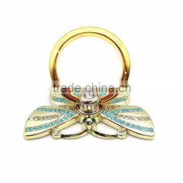 Samco Butterfly Phone Ring Stand Holder 360 Degree Rotating Ring Grip Car Holder Mount Cell Phone and Tablets Anti Drop Ring photo-5