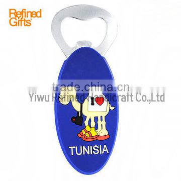 Menufacture Blue camel Bottle Opener Pvc Rubber Beer Tools