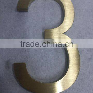 High Quality Brass Coating House Number photo-6