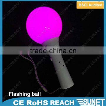 interior decoration plastic glow light bulb stress ball