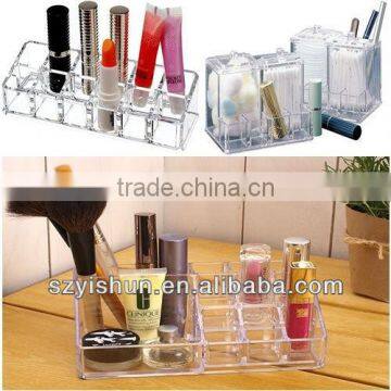 Lipstick Holder Makeup Organizer Cosmetics Crystal Acrylic Case Box Display New