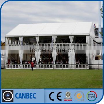 Outdoor sports hall tent with double decker aluminum structure