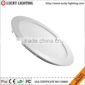 2016 hot 3w 4w 6w 9w 12w 15w 18w 25w led round panel lights/ round led panel light /slim led down light with CE,ROHS, SAA