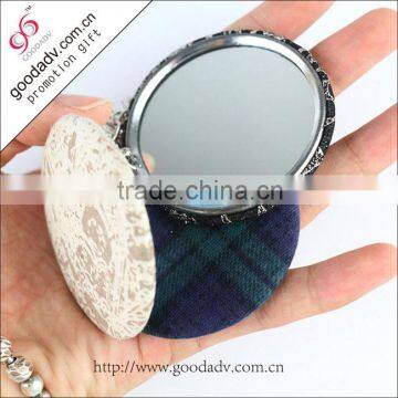 Make your own logo tin pocket mirror beautiful hand mirror                        
                                                Quality Choice